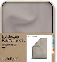 Schlafgut Bettbezug "Premium Bettbezug Knitted Jersey (1 St)" Ton-in-Ton
