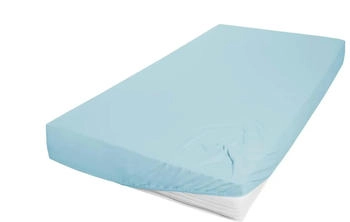 Prinz Exklusiv Mako-Jersey Spannbetttuch 02010 140-160 x 200 cm Lagune