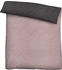 Biberna Melange Flanell-Wendebettwäsche 0840500-140 155x220 cm brombeer