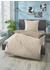 Biberna Melange Flanell-Wendebettwäsche 0840500-556 135x200 cm natur