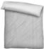 Biberna Mako-Satin Feine Streifen 0615211-017 155x220 cm sturmgrau