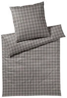 Joop! Bettw&auml;sche Soft Checks - 135x200cm + 80x80cm45000-17 taupe