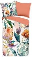 hip Wendebettw&auml;sche "BERNICE" 2 Stk. Mako-Satin, 135x200, Rei&szlig;verschluss,