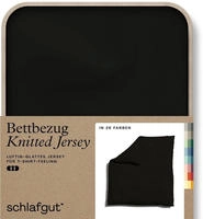 Schlafgut "Premium Bettbezug Knitted Jersey (1 St)" Ton-in-Ton Rei&szlig;verschluss,