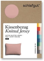 Schlafgut Kissenbezug "Premium Kissenbezug Knitted Jersey (1 St)" Ton-in-Ton