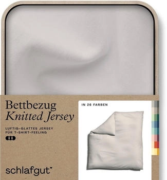 Schlafgut Knitted Bio 27001 / 2700K 200 x 200 cm Sand Light