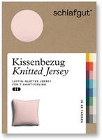 Schlafgut Kissenbezug "Premium Kissenbezug Knitted Jersey (1 St)" Ton-in-Ton