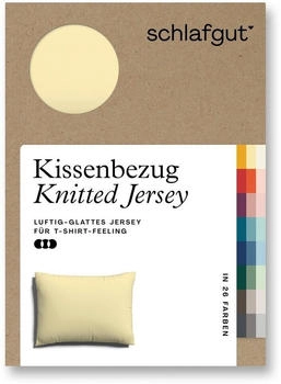 Schlafgut Knitted Bio 27001 / 2700K 70 x 90 cm Yellow Mid