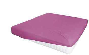 Prinz Exklusiv Feinjersey-Elasthan Spannbetttuch Boxspring 03700 180-200 x 200 cm Fuchsia