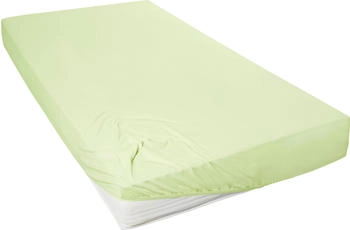 Prinz Exklusiv Mako-Jersey Spannbetttuch 02010 180-200 x 200 cm Limone