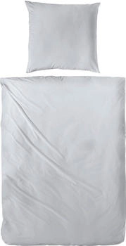 Prinz Uni-Cotton 122001 135 x 200 + 80 x 80 cm Grau