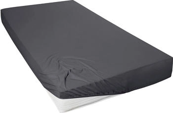 Prinz Exklusiv Mako-Jersey Spannbetttuch 02010 100-120 x 200 cm Anthrazit