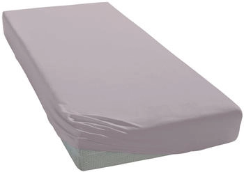 Elegante Mako-Jersey Spannbetttuch 8000 120 x 200 cm Hellgrau