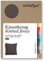 Schlafgut Kissenbezug "Premium Kissenbezug Knitted Jersey (1 St)" Ton-in-Ton