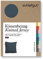 Schlafgut Kissenbezug "Premium Kissenbezug Knitted Jersey (1 St)" Ton-in-Ton