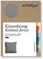Schlafgut Kissenbezug "Premium Kissenbezug Knitted Jersey (1 St)" Ton-in-Ton