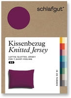 Schlafgut Kissenbezug "Premium Kissenbezug Knitted Jersey (1 St)" Ton-in-Ton