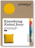 Schlafgut Kissenbezug "Premium Kissenbezug Knitted Jersey (1 St)" Ton-in-Ton