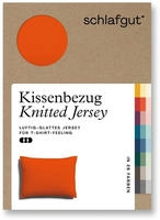 Schlafgut Kissenbezug "Premium Kissenbezug Knitted Jersey (1 St)" Ton-in-Ton