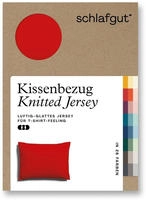 Schlafgut Kissenbezug "Premium Kissenbezug Knitted Jersey (1 St)" Ton-in-Ton