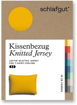 Schlafgut Knitted Bio 27001 / 2700K 70 x 90 cm Yellow Deep