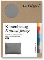 Schlafgut Kissenbezug "Premium Kissenbezug Knitted Jersey (1 St)" Ton-in-Ton