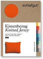 Schlafgut Kissenbezug "Premium Kissenbezug Knitted Jersey (1 St)" Ton-in-Ton