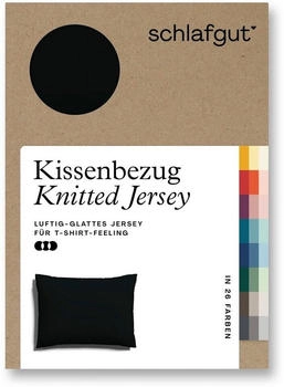 Schlafgut Knitted Bio 27001 / 2700K 60 x 80 cm Off-Black