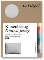 Schlafgut Kissenbezug "Premium Kissenbezug Knitted Jersey (1 St)" Ton-in-Ton