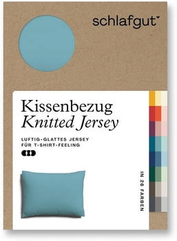 Schlafgut Knitted Bio 27001 / 2700K 60 x 80 cm Petrol Mid