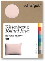 Schlafgut Kissenbezug "Premium Kissenbezug Knitted Jersey (1 St)" Ton-in-Ton