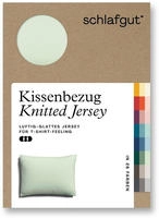 Schlafgut Kissenbezug "Premium Kissenbezug Knitted Jersey (1 St)" Ton-in-Ton