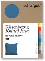 Schlafgut Kissenbezug "Premium Kissenbezug Knitted Jersey (1 St)" Ton-in-Ton