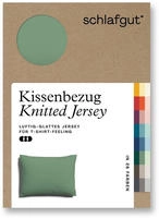 Schlafgut Kissenbezug "Premium Kissenbezug Knitted Jersey (1 St)" Ton-in-Ton