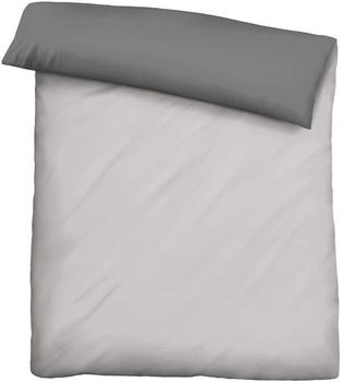 Biberna Uni 455775 135 x 200 + 80 x 80 cm Sturmgrau
