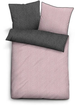 Biberna Uni-Melange Flanell 840500 155 x 220 + 80 x 80 cm Brombeer Biberna Uni-Melange Flanell 840500 155 x 220 + 80 x 80 cm Brombeer