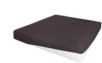Prinz Exklusiv Feinjersey-Elasthan Spannbetttuch Boxspring 03700 180-200 x 200 cm Dunkelbraun
