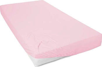 Prinz Exklusiv Mako-Jersey Spannbetttuch 02010 180-200 x 200 cm Rose