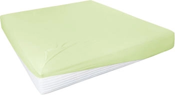 Prinz Exklusiv Feinjersey-Elasthan Spannbetttuch Boxspring 03700 90-100 x 200 cm Limone