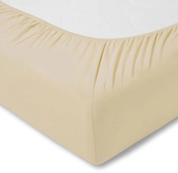 Estella Zwirnjersey Topper-Spannbetttuch 6950 180-200 x 200 x 7 cm Natur