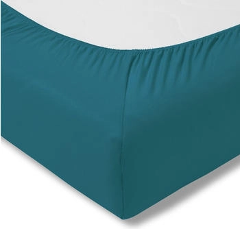 Estella Feinjersey Spannbetttuch 6500 200 x 200 cm Blautanne