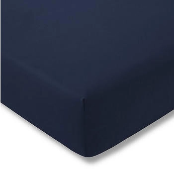 Estella Zwirnjersey Topper-Spannbetttuch 6950 100 x 200 x 7 cm Saphir