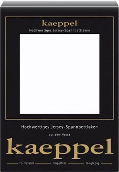 Kaeppel Jersey Elasthan Spannbetttuch 1671 180-200 x 200-220 cm Wei&szlig;