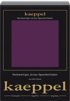 Kaeppel Jersey Elasthan Spannbetttuch 1671 90-120 x 200-220 cm Brombeer