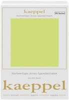Kaeppel Spannbettlaken "Single Jersey Mako Elasthan" aus 97% Baumwolle und 3%