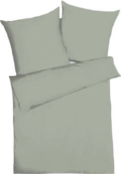 Kaeppel Seersucker Uni 3000 135 x 200 + 80 x 80 cm Jade