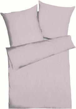 Kaeppel Seersucker Uni 3000 155 x 220 + 80 x 80 cm Rose