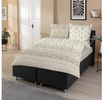 Traumschlaf Satin Jolie taupe 160x210+65x100 cm Traumschlaf Satin Jolie taupe 160x210+65x100 cm