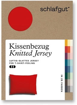 Schlafgut Knitted Bio 27001 / 2700K 60 x 80 cm Red Deep