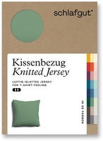 Schlafgut Kissenbezug "Premium Kissenbezug Knitted Jersey (1 St)" Ton-in-Ton